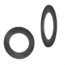 Fuel/ Gas, Rubber Cap Gasket, 37 x 58mm, Brazillian Tank, Bus Typ. II, 57-67, Each