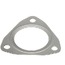 Muffler, Exhaust Pipe Flange Gasket, 3 Hole Triangle, Metal, Bus Typ. II 75-79