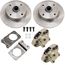 Disc Brake Conversion Kit, Front, w/ Brackets, Std., 68-77, 16 Pc.