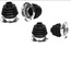 Transmission Axle, CV Boots, IRS w/ Flange, Black, 69-79, 4 Pc.