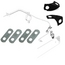 Brake Line & Trailing Arm, Lock Plate Kit, Bus Typ. II, 53-67