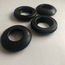 Bumper Brace Tube Grommet Seal, 55-67, Nos German, 4 Pc.