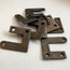 Door Hinge, Mount Nut Plate, LH Upper or RH Lower, Nos German