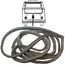 Door Seal, Rear Cargo Hatch, Bus Typ. II, 64-71