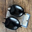Door Handle Guards, Satin Black, 71-79, Nos German, 2 Pc.