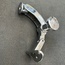 Pop-out Window Hinge Latch Assy., w/ Chrome Knob Karmann Ghia, Nos German Ghe