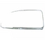 Door Seal, Outer Scraper w/ Chrome Aluminum Molding, Left, Sedan 65-77, German