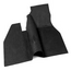 Rubber Floor Mat, Front Half Over Tunnel, Black, 60-67