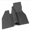 Rubber Floor Mat, Front Half Over Tunnel, Black, 68-72