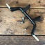 Grab Handle, Black, w/ End Caps & Screws, Inside Roof Sedan & Conv. Frame 68-79, Used German Genuine