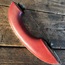 Armrest, Right, w/ Mounting Hardware, Red w/ Aluminum Molding Strip, 61-67, Used German GHE