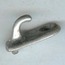 Strap Hook, for Rear Seat Release Rubber 52-67, Used German