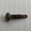 Carpet, Self Tap Phillips Pan Head Screw for Rear Seat Hinge, Metal Strip,  65-77, Used German