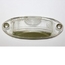 License Light Lens, Clear w/ Mounting Screws, Ghia, 60-74