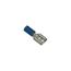 Connector, Female Tab Terminal, 18-14 Gauge, Blue Insulator