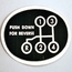 Sticker, Shift Pattern 4- Speed, for Metal Dash, Nos Dealer VWOA