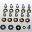Fender Kit, Tall Head Bolts, Wave Washers & Running Board Mount Hardware, 25 Pc. German