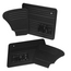 Door Panels, w/ Pockets, Black, Sedan, 67-77, 4 Pc.